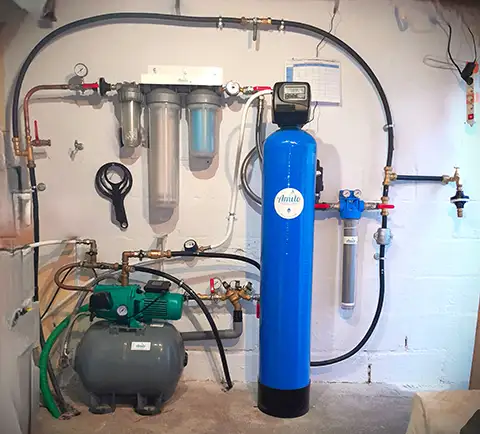 Potabilisation de l'eau d'un puits Amilo chez client