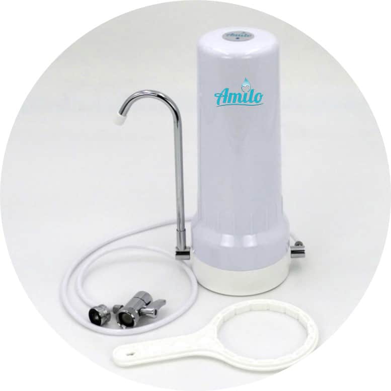 filtre Amilo sur évier