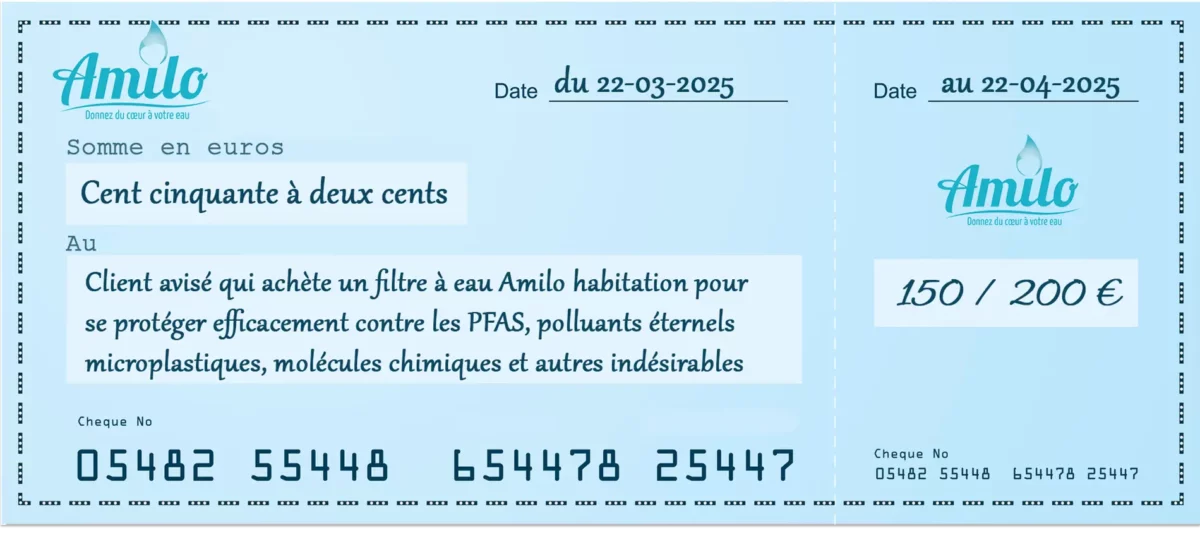 150 à 200 € de remise sur les filtres Amilo habitation