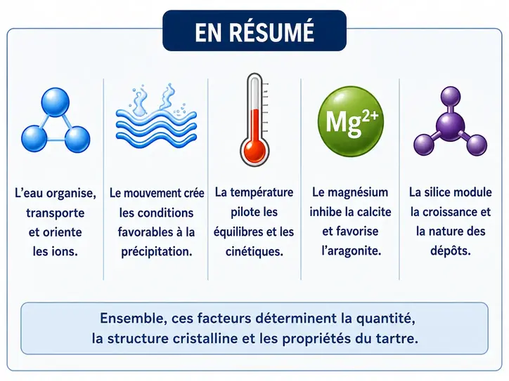 eau calcaire calcite tartre aragonite tartre