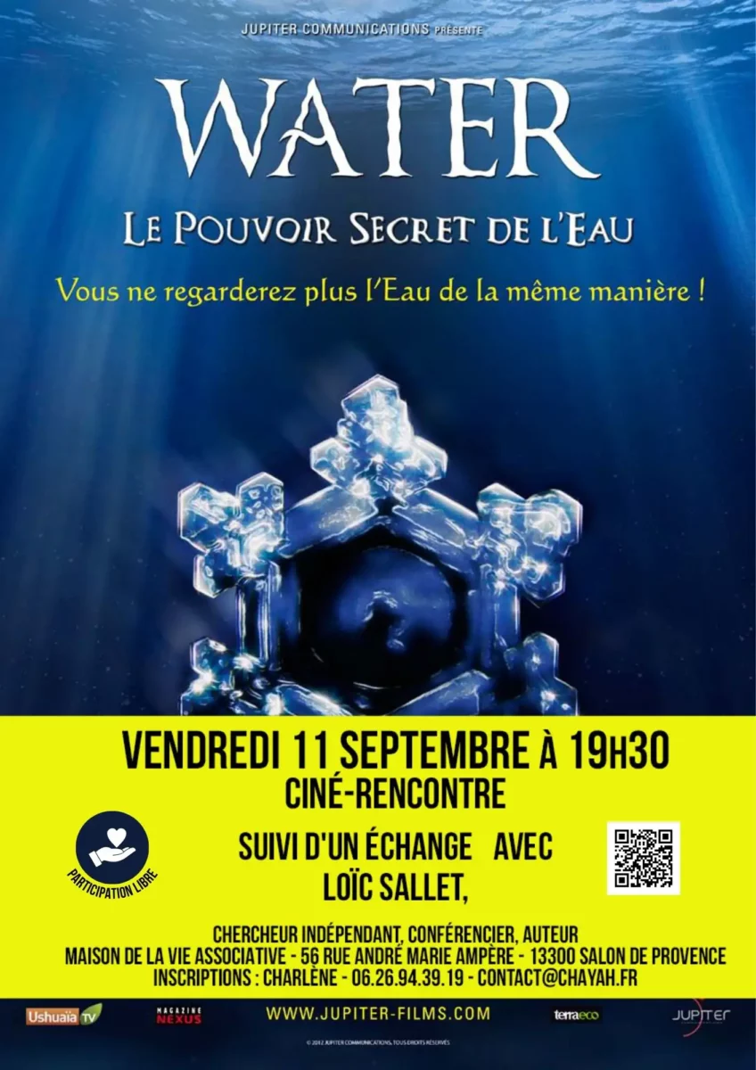 Ciné-débat autour du film Water le 11 septembre à Salon de Provence
