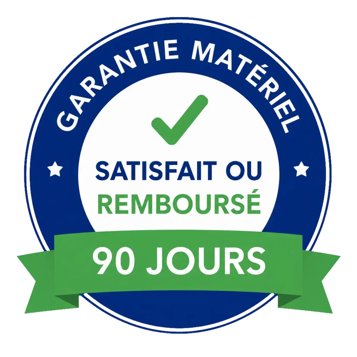 Garantie satisfait ou remboursé 90 jours