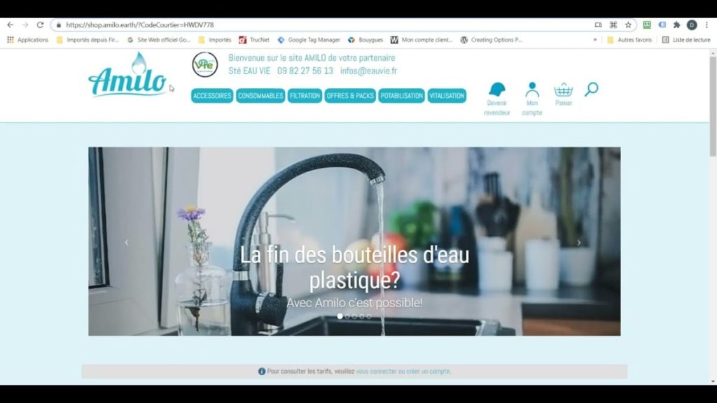 tuto mise en route shop