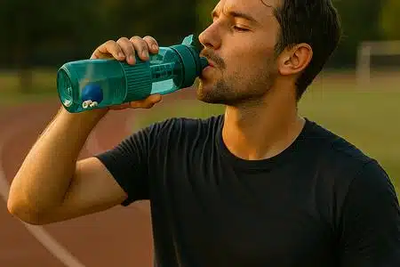 Gourde filtrante vitalisante Amilo au sport